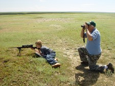 Redbone Outfitting offers a great opportunity for young people to learn to handle and shoot a gun.